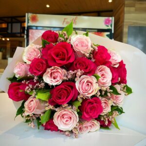 Ramo Fucsia y Rosado suave